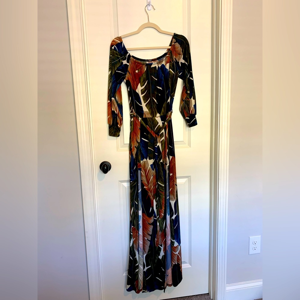 Women’s Olive Maxi/Romper Combo, Medium, New